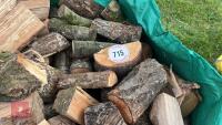 DUMPY BAG SEASONED HARDWOOD LOGS - 2