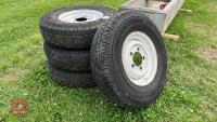 4 NEW LAND ROVER WHEELS & TYRES