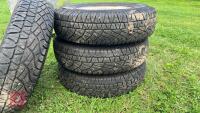 4 NEW LAND ROVER WHEELS & TYRES - 5