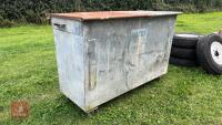 GALVANISED FEED BIN