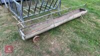 9' GALV TROUGH/ PLANTER