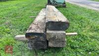 5 RAILWAY SLEEPERS - 3