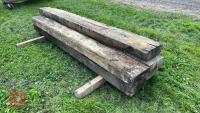 5 RAILWAY SLEEPERS - 5