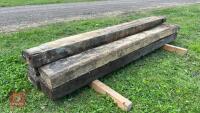 5 RAILWAY SLEEPERS - 7