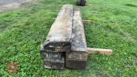 5 RAILWAY SLEEPERS - 8