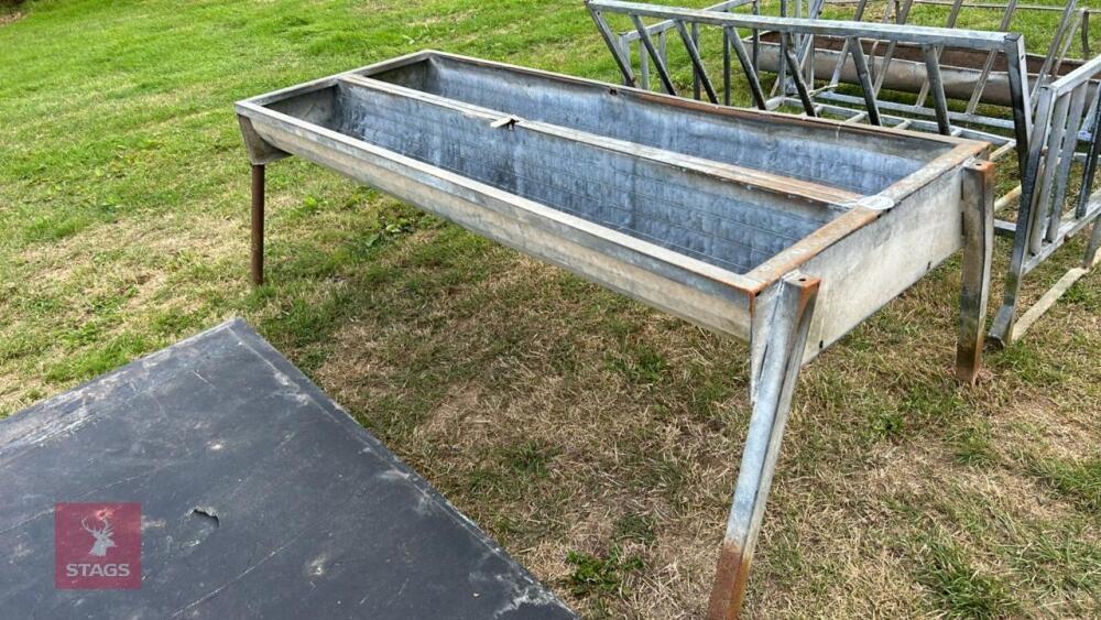 FREESTANDING CATTLE FEED TROUGH