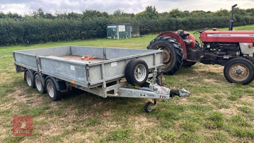 IFOR WILLIAMS 14' FLATBED TRAILER