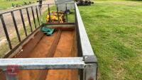 BATEMAN 3.8M X 1.4M FEED TROUGH - 9