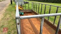 BATEMAN 3.8M X 1.4M FEED TROUGH - 10