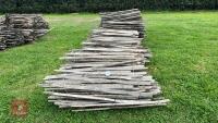 14 ROLLS OF CHESTNUT FENCING - 2