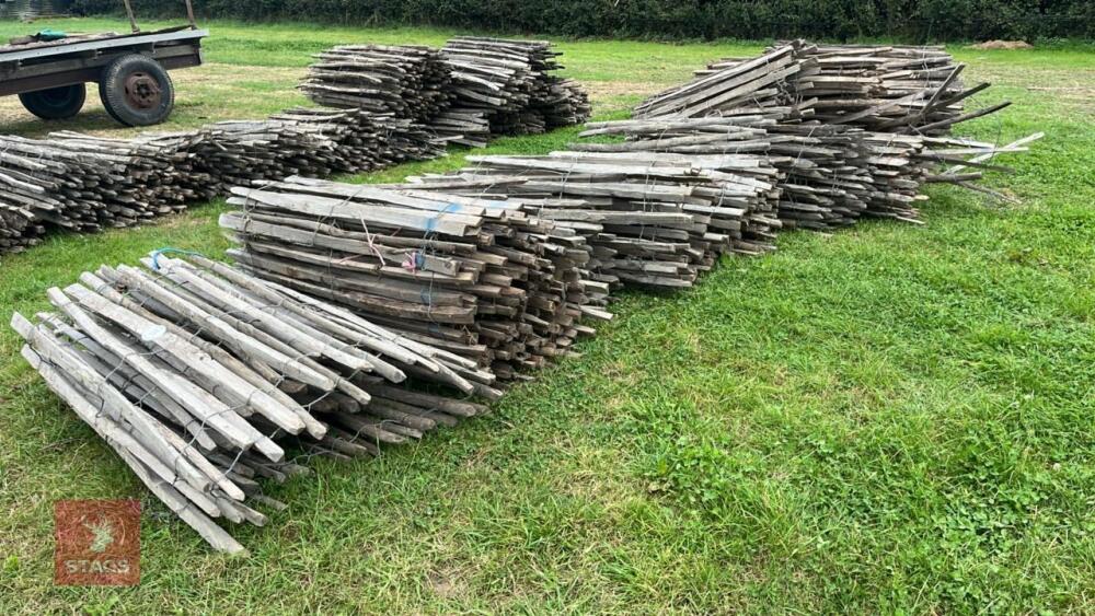 16 ROLLS OF CHESTNUT FENCING