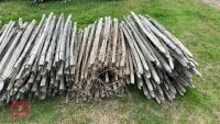 14 ROLLS OF CHESTNUT FENCING - 9