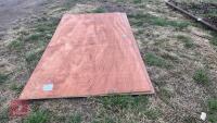 2 X 8' X 4' HARDWOOD PLY SHEETS - 2