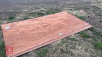 2 X 8' X 4' HARDWOOD PLY SHEETS - 3