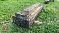 5 RAILWAY SLEEPERS - 2