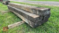 5 RAILWAY SLEEPERS - 4