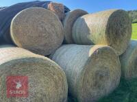 10 ROUND BALES OF HAY (BIDS PER BALE)