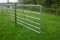 1 IAE 10' GALVANISED CATTLE HURDLE - 4