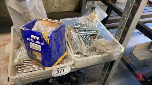 2 BOXES OF NAILS AND BOLTS