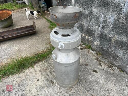 CHURN, COOLER & FUNNEL