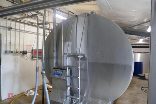 ROKA 25,000 LITRE BULK MILK TANK