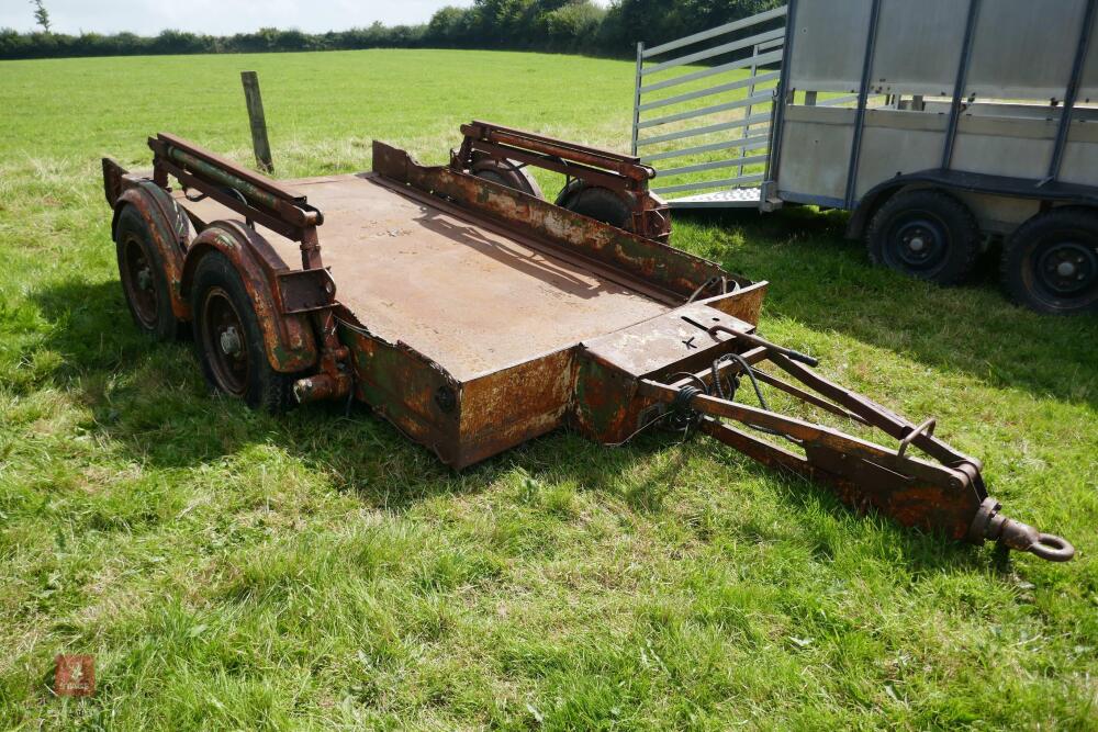 TWIN AXLE 10' 9'' PLANT TRAILER