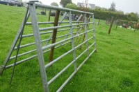 2 IAE 10' GALVANISED CATTLE HURDLES - 2