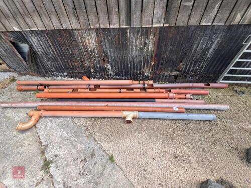 10 LENGTHS OF DRAINAGE PIPE (210)