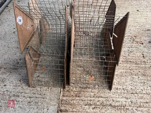 10 WOODEN HAY RACKS (248)