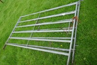 2 IAE 8' GALVANISED CATTLE HURDLES - 2