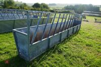 20' CATTLE FEED BARRIER AND TROUGH - 9