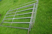 2 IAE 8' GALVANISED CATTLE HURDLES - 2