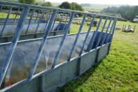 20' CATTLE FEED BARRIER AND TROUGH - 10