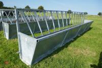 20' CATTLE FEED BARRIER AND TROUGH