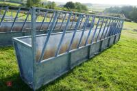 20' CATTLE FEED BARRIER AND TROUGH - 9