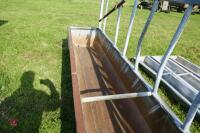 15' CATTLE FEED BARRIER AND TROUGH - 7