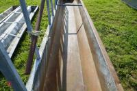 15' CATTLE FEED BARRIER AND TROUGH - 10