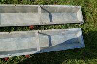 2 IAE 9' GALV HOOK ON FEED TROUGHS (44) - 3