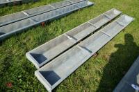 2 IAE 9' GALV HOOK ON FEED TROUGHS (44) - 5