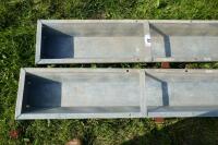 2 IAE 9' GALV HOOK ON FEED TROUGHS (44) - 7