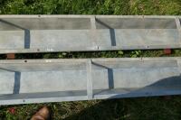 2 IAE 9' GALV HOOK ON FEED TROUGHS (44) - 8