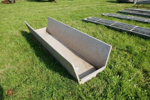 8' 2'' ALUMINIUM SHEEP FOOT BATH (52)