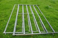 2 IAE 8' GALVANISED CATTLE HURDLES - 5