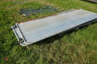 6 SHEETED GALVANISED SHEEP HURDLES (61) - 10