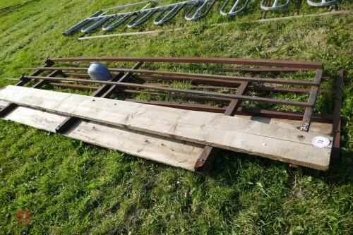 3 METAL SHEEP HURDLES (74)