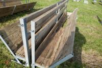 2 10' SHEEP FEED BARRIERS & TROUGHS (82) - 2