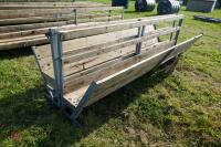 2 10' SHEEP FEED BARRIERS & TROUGHS (82) - 4