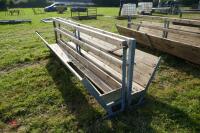 2 10' SHEEP FEED BARRIERS & TROUGHS (82) - 7