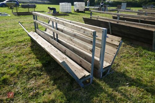 2 10' SHEEP FEED BARRIERS & TROUGHS (83)