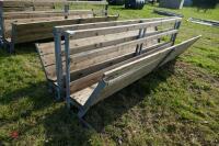 2 10' SHEEP FEED BARRIERS & TROUGHS (83) - 3